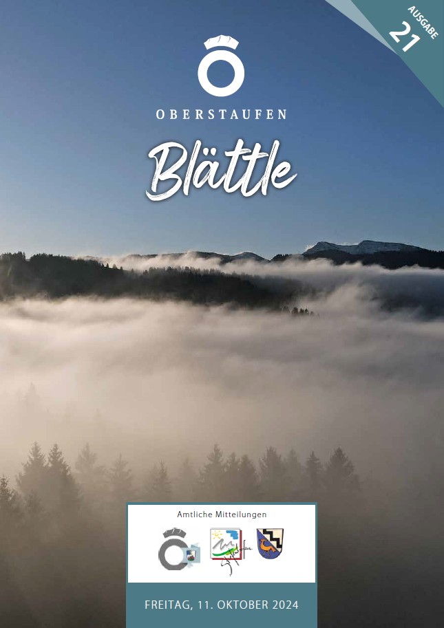 Aktuelle Titelseite der 21. Ausgabe des Blättle